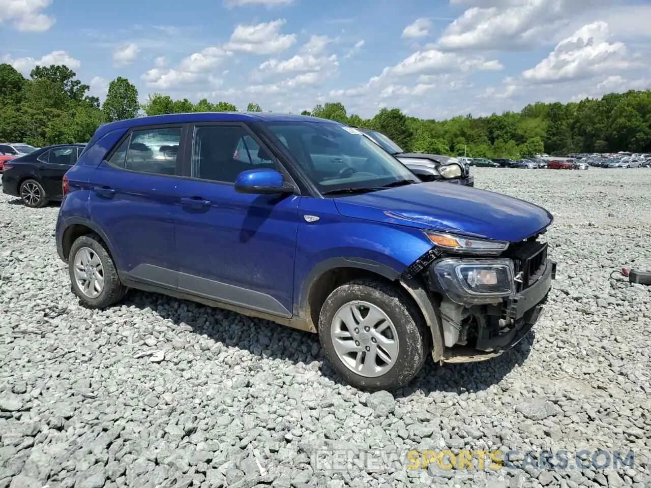 4 Photograph of a damaged car KMHRB8A38MU102181 HYUNDAI VENUE 2021