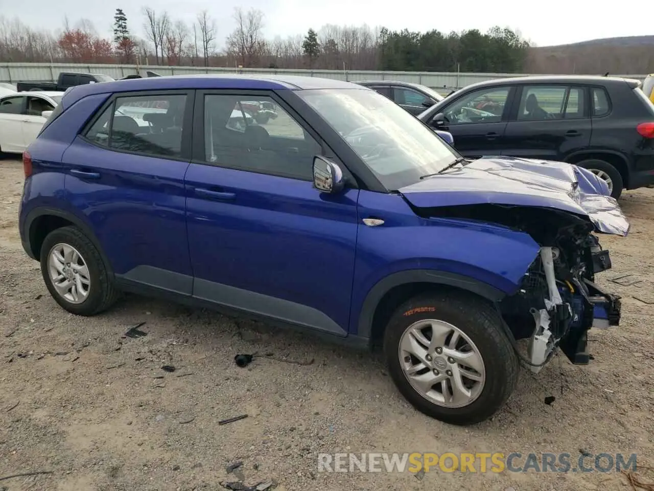4 Photograph of a damaged car KMHRB8A39MU065304 HYUNDAI VENUE 2021