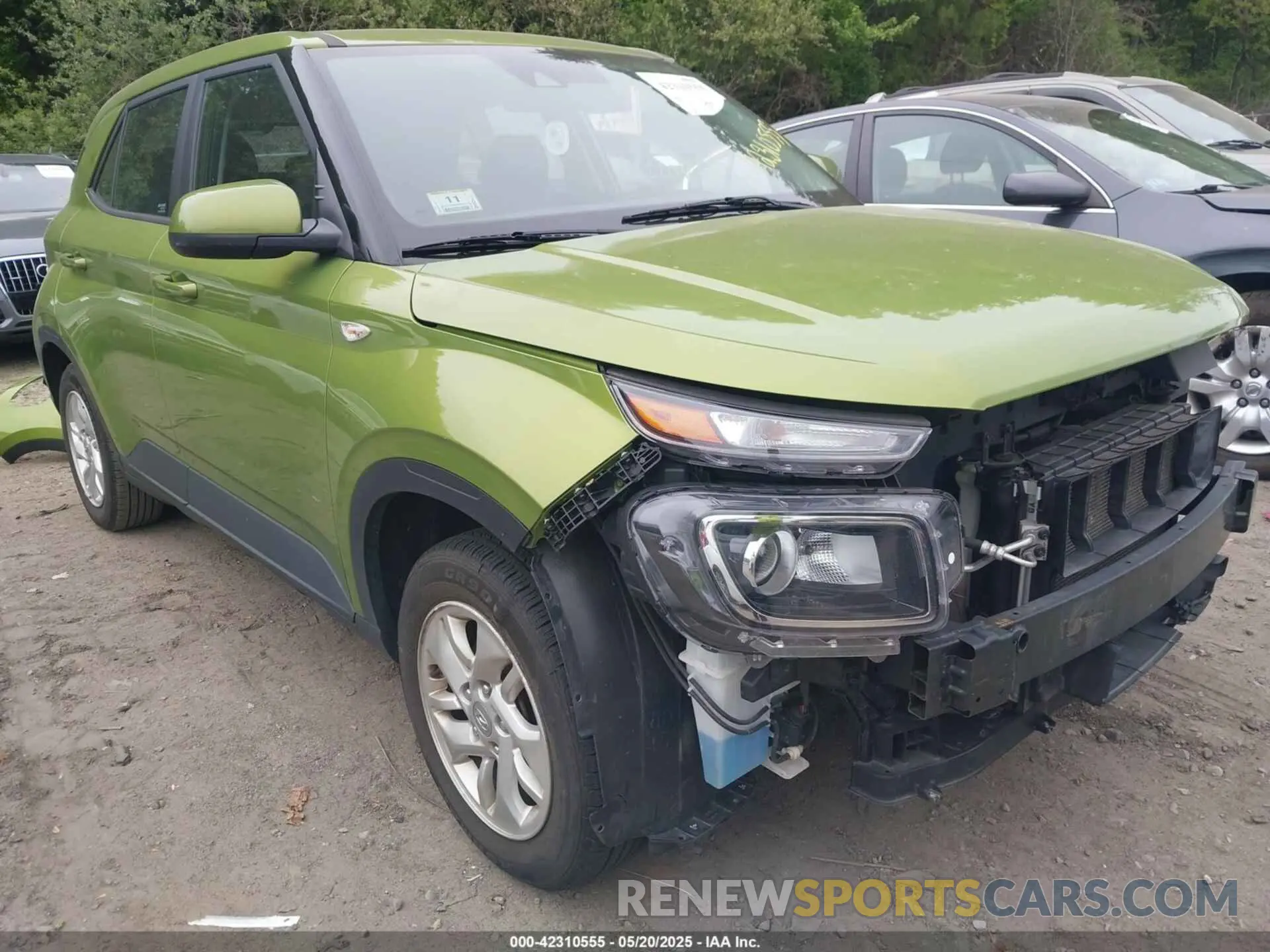 1 Photograph of a damaged car KMHRB8A39MU069515 HYUNDAI VENUE 2021