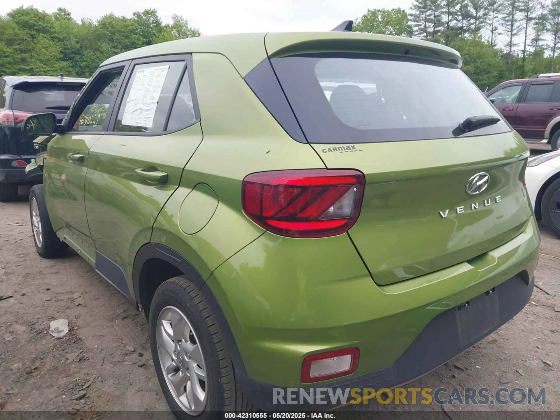 3 Photograph of a damaged car KMHRB8A39MU069515 HYUNDAI VENUE 2021