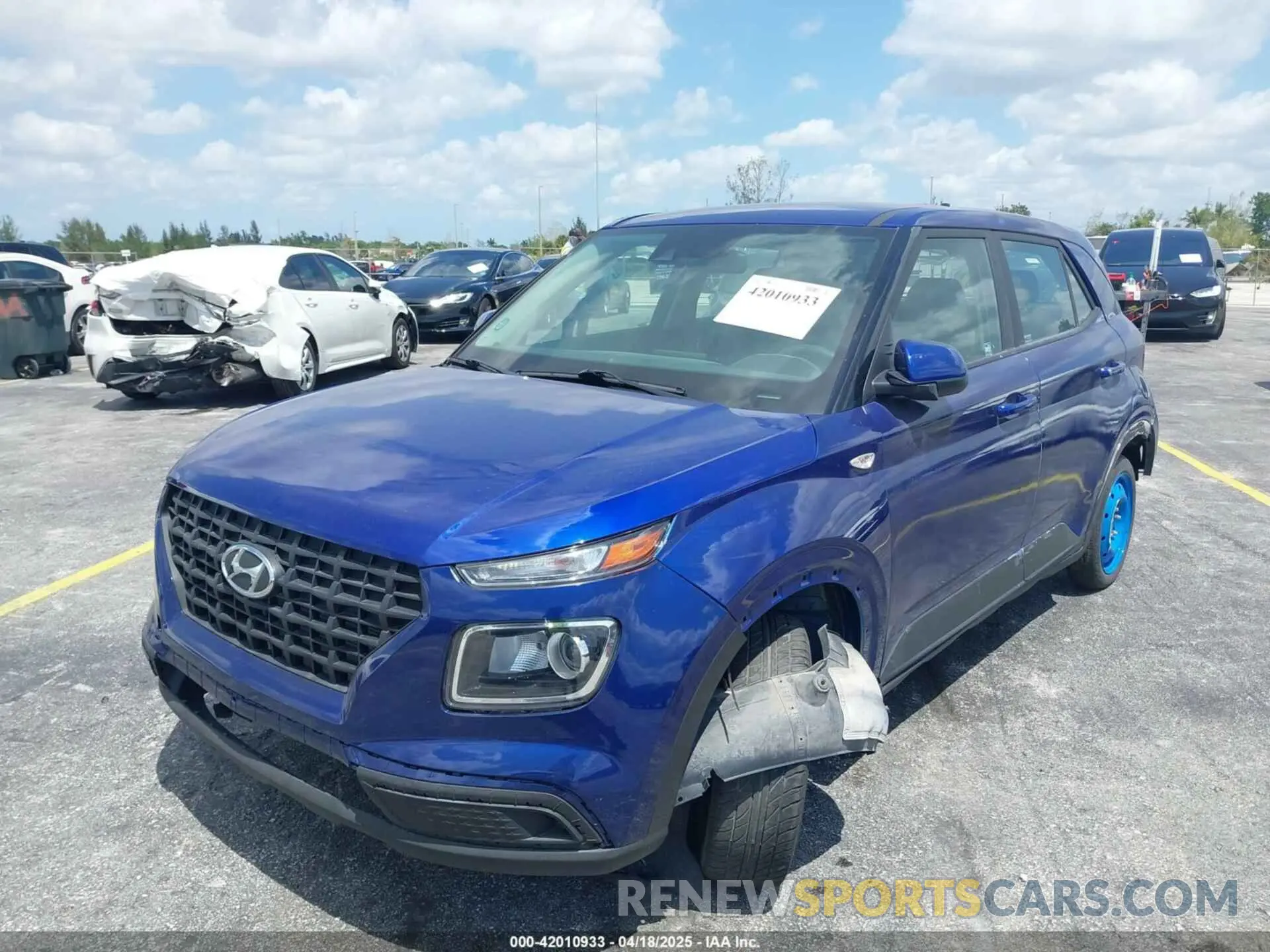 6 Photograph of a damaged car KMHRB8A39MU103386 HYUNDAI VENUE 2021