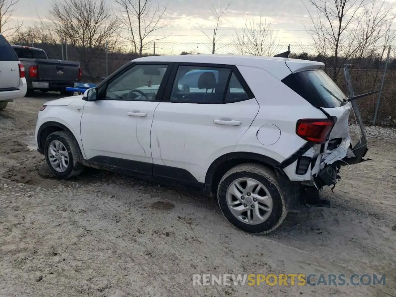 2 Photograph of a damaged car KMHRB8A39MU105994 HYUNDAI VENUE 2021