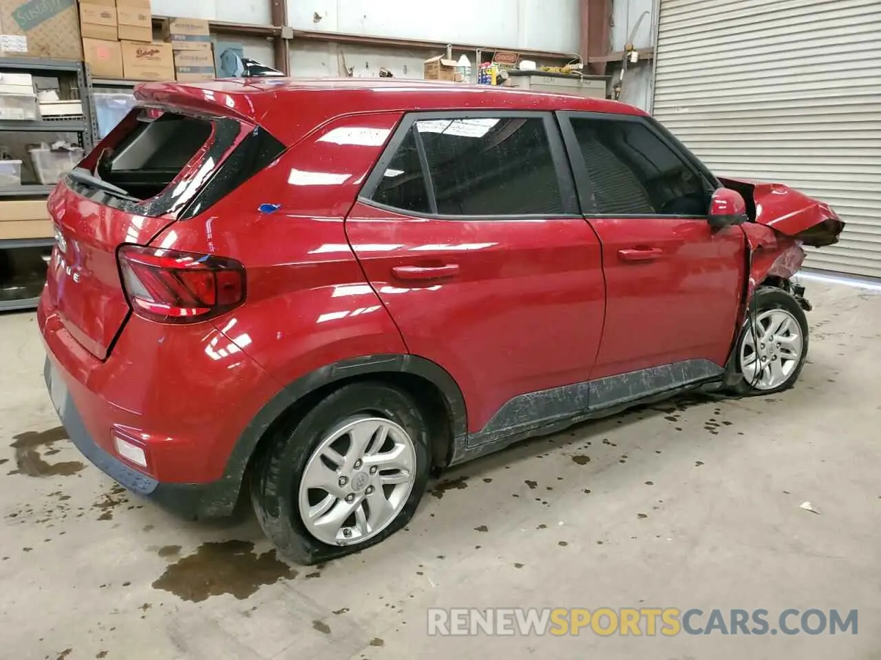 3 Photograph of a damaged car KMHRB8A39MU108670 HYUNDAI VENUE 2021