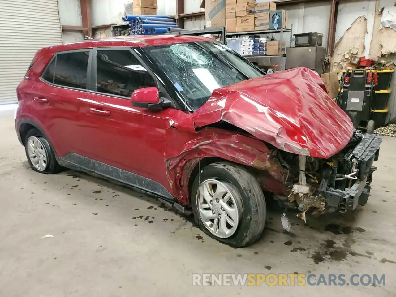 4 Photograph of a damaged car KMHRB8A39MU108670 HYUNDAI VENUE 2021
