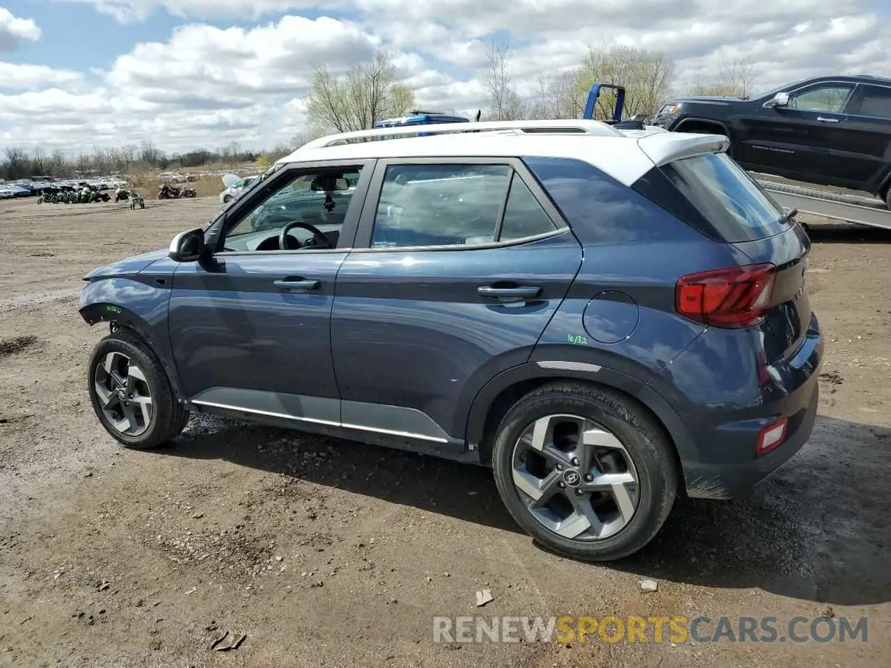 2 Photograph of a damaged car KMHRC8A30MU080187 HYUNDAI VENUE 2021