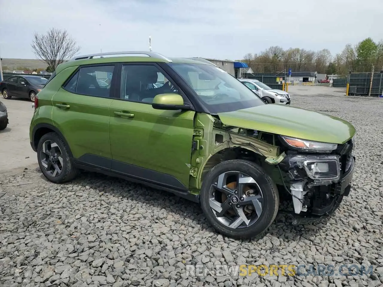 4 Photograph of a damaged car KMHRC8A30MU089827 HYUNDAI VENUE 2021