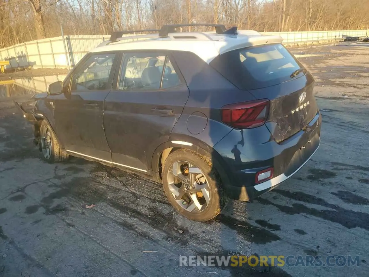 2 Photograph of a damaged car KMHRC8A30MU120607 HYUNDAI VENUE 2021