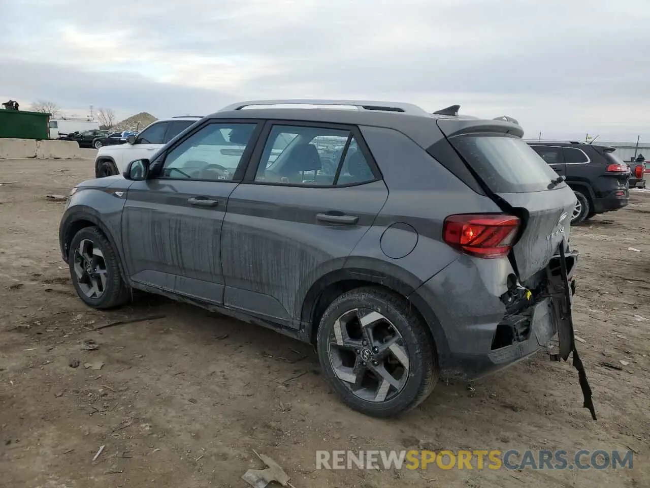 2 Photograph of a damaged car KMHRC8A35MU103169 HYUNDAI VENUE 2021