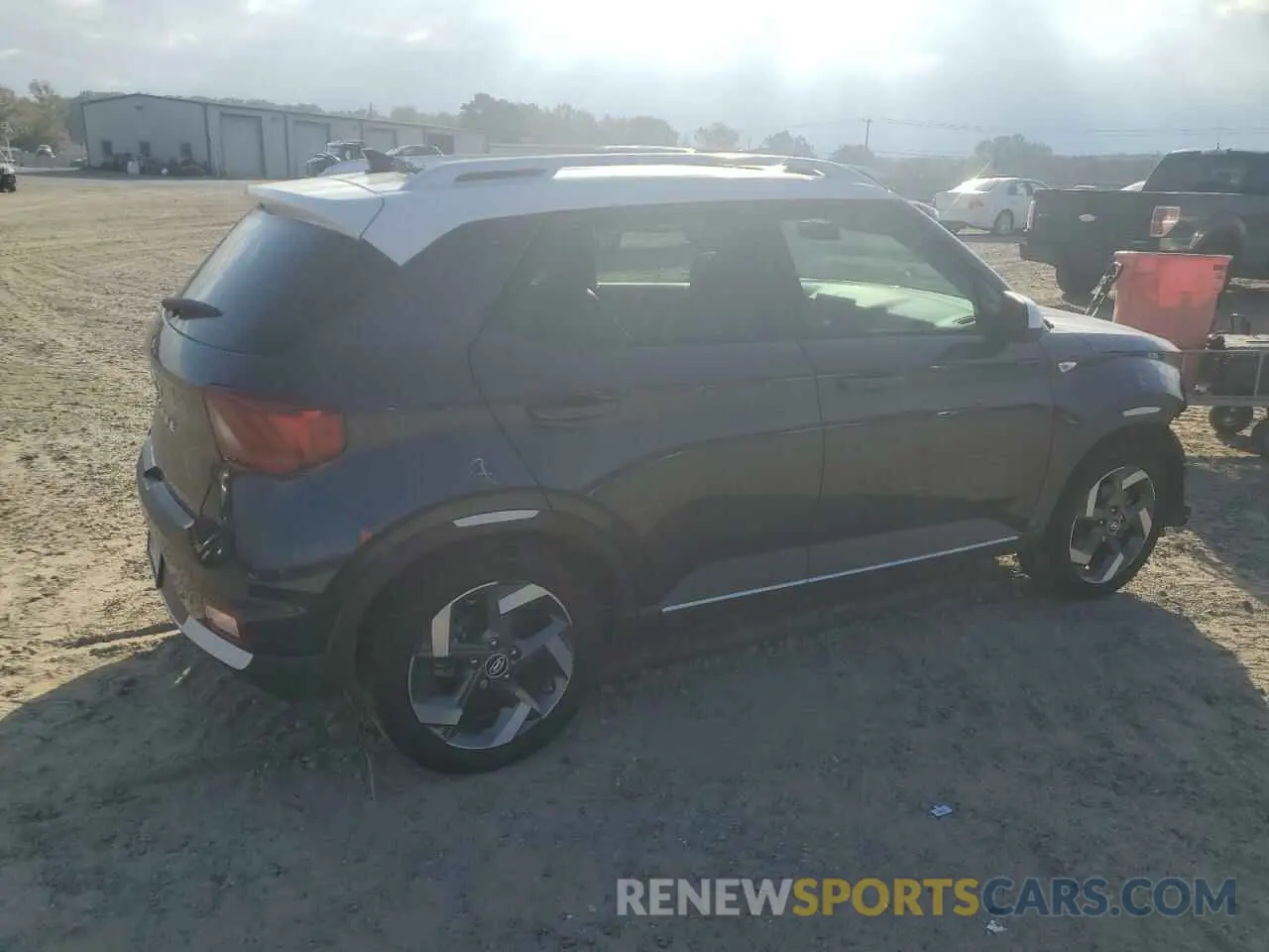 3 Photograph of a damaged car KMHRC8A36MU091047 HYUNDAI VENUE 2021