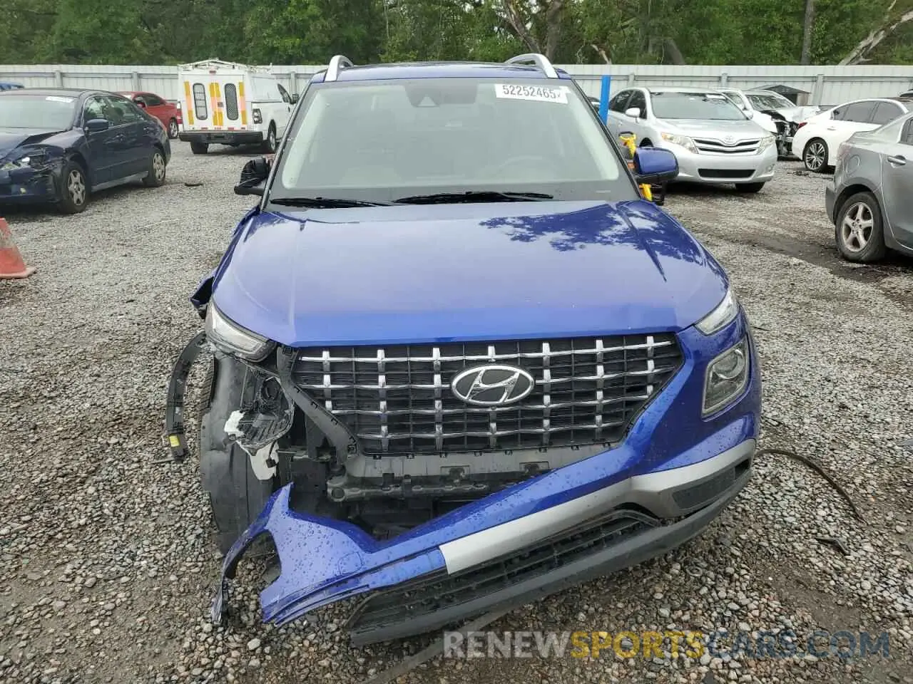 5 Photograph of a damaged car KMHRC8A39MU126552 HYUNDAI VENUE 2021