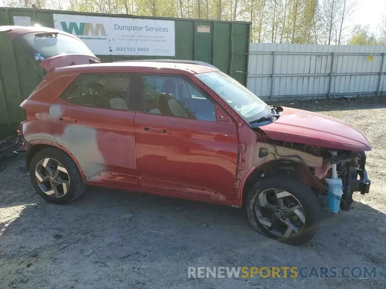 4 Photograph of a damaged car KMHRC8A39MU127054 HYUNDAI VENUE 2021