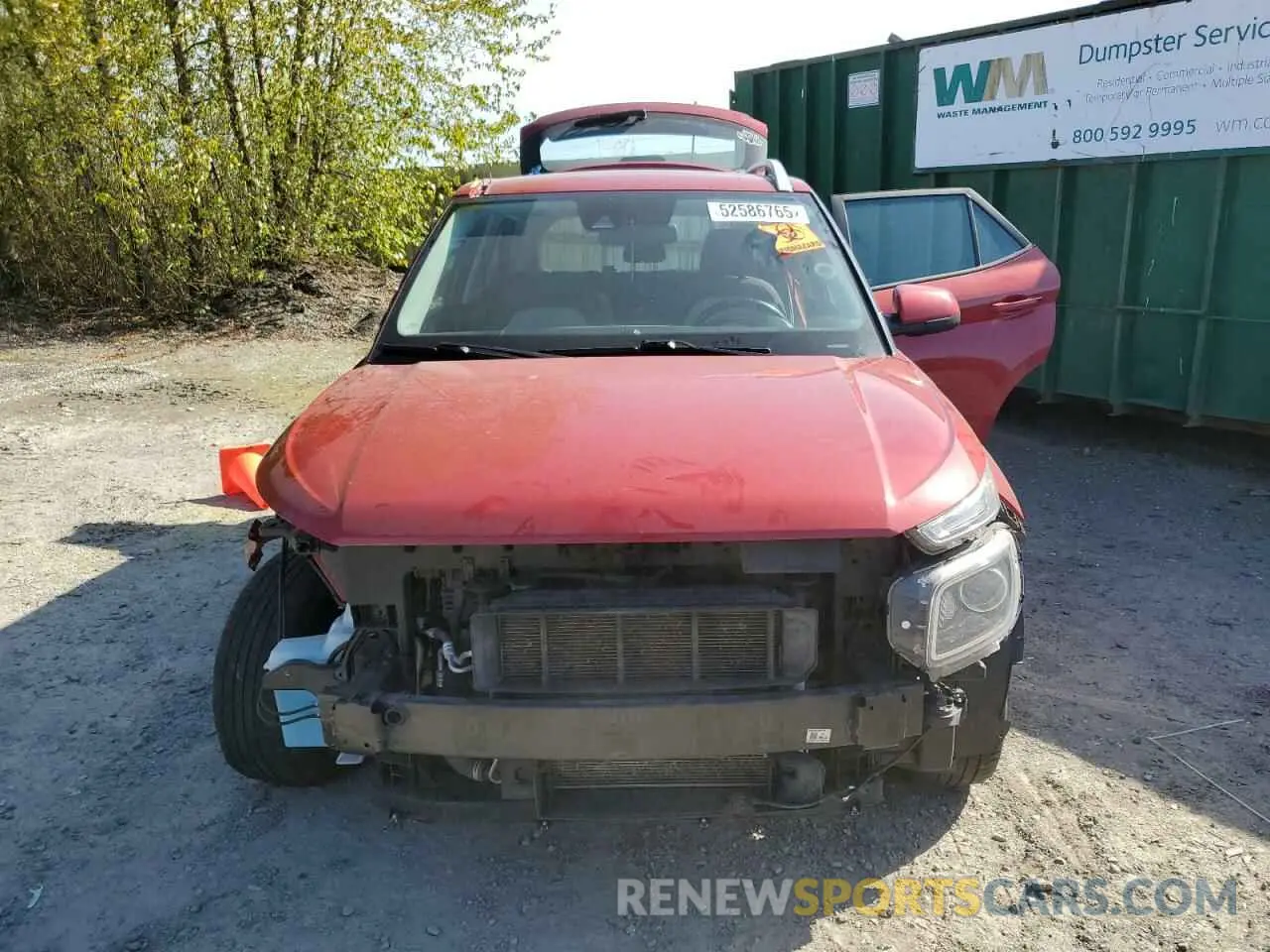 5 Photograph of a damaged car KMHRC8A39MU127054 HYUNDAI VENUE 2021