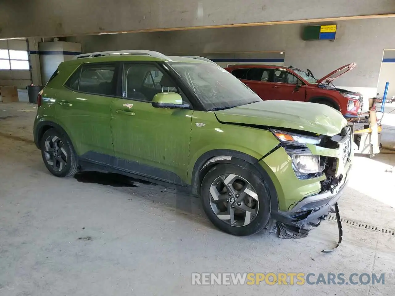 4 Photograph of a damaged car KMHRC8A3XMU112868 HYUNDAI VENUE 2021