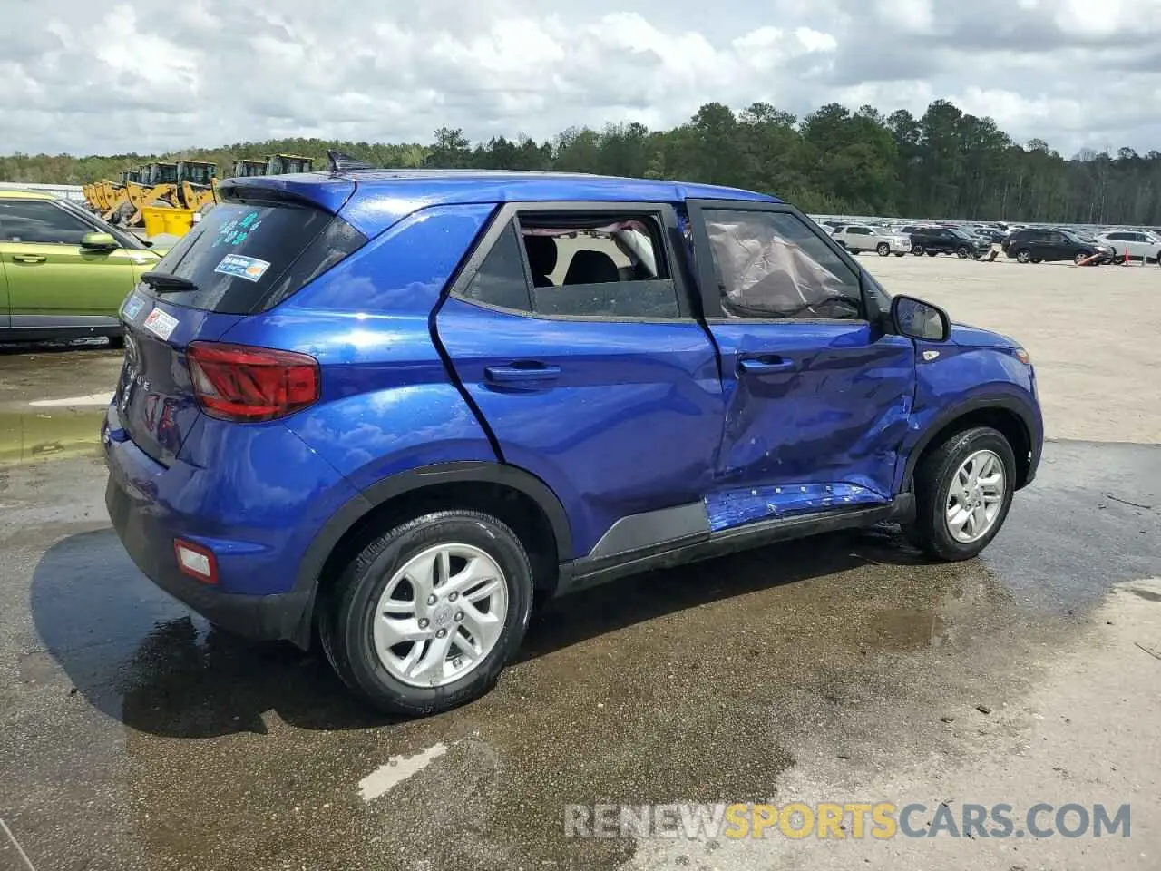 3 Photograph of a damaged car KMHRB8A33NU149247 HYUNDAI VENUE 2022