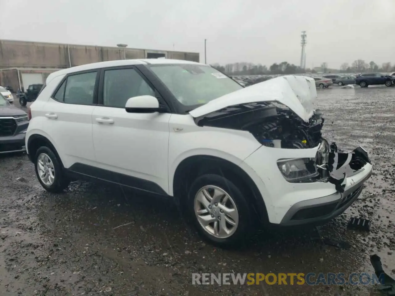 4 Photograph of a damaged car KMHRB8A33NU153959 HYUNDAI VENUE 2022