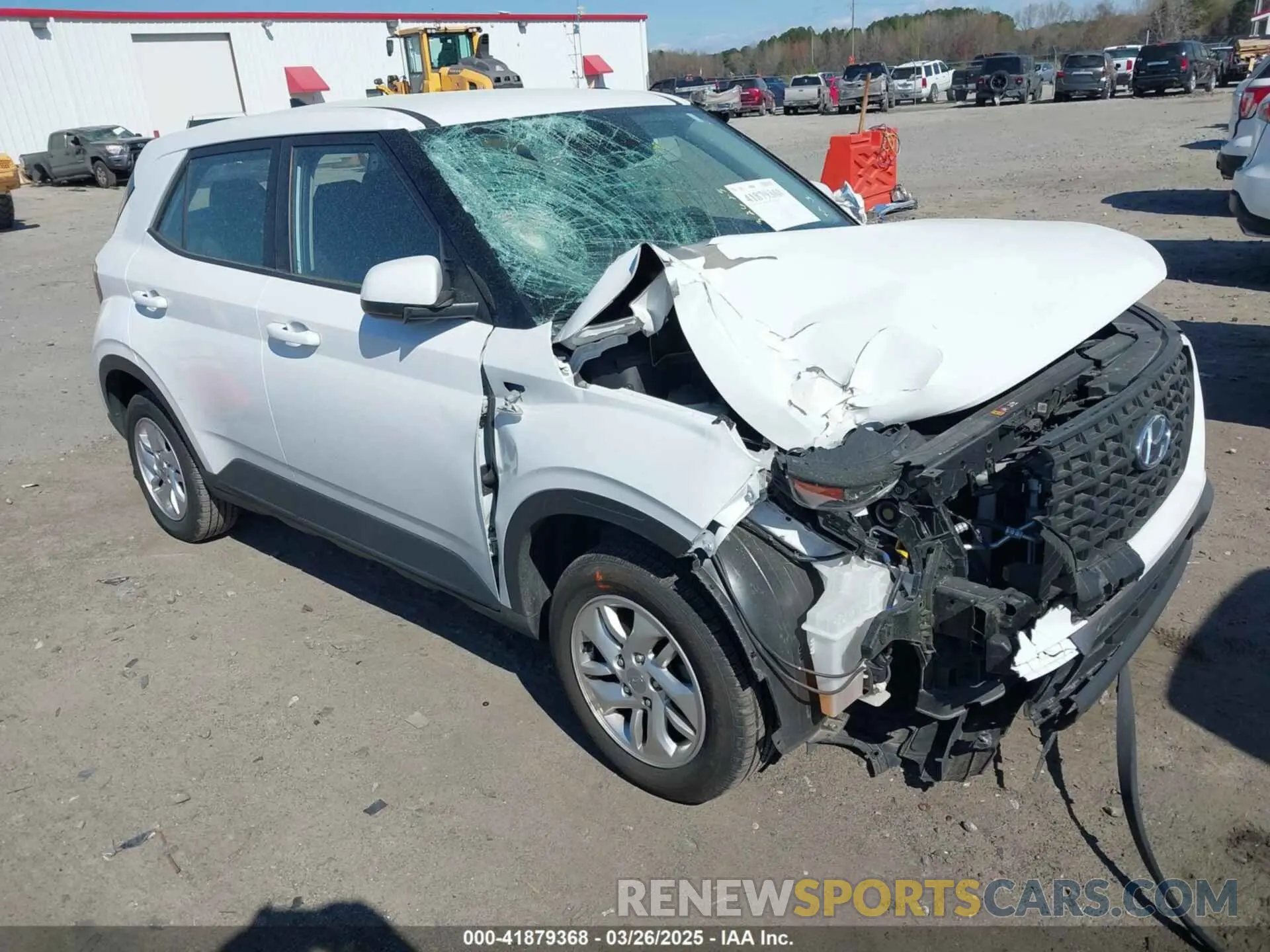 1 Photograph of a damaged car KMHRB8A34NU177784 HYUNDAI VENUE 2022
