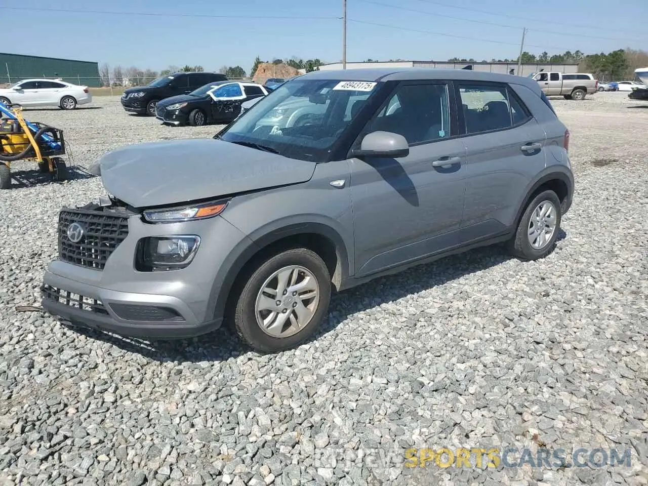 1 Photograph of a damaged car KMHRB8A34NU200027 HYUNDAI VENUE 2022