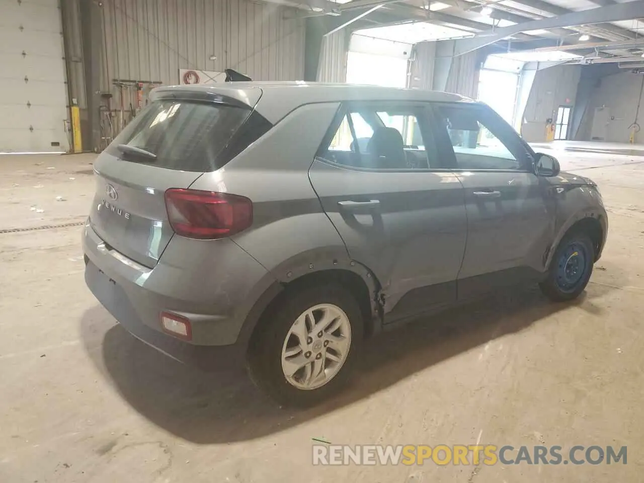 3 Photograph of a damaged car KMHRB8A36NU141921 HYUNDAI VENUE 2022