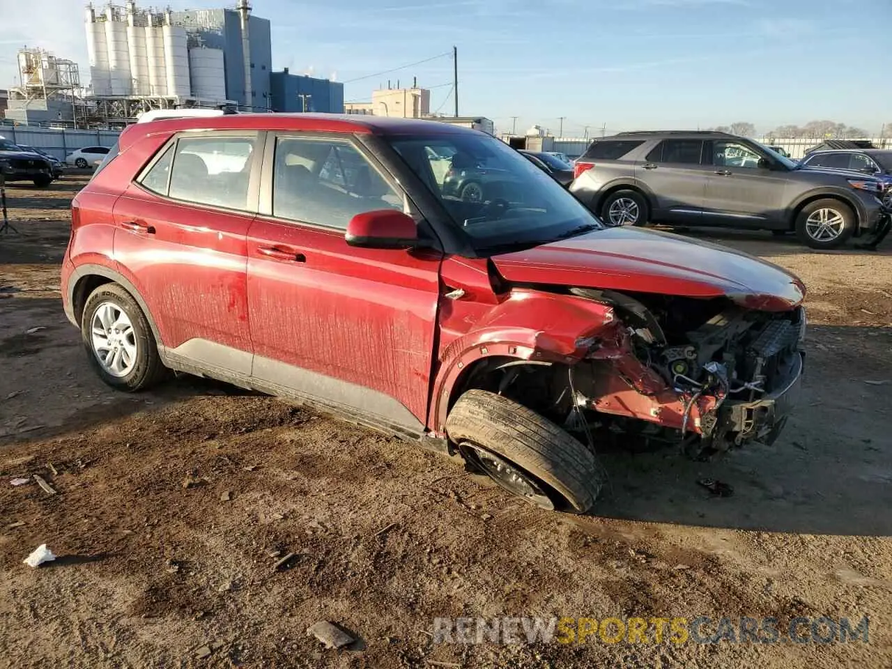 4 Photograph of a damaged car KMHRB8A36NU198152 HYUNDAI VENUE 2022