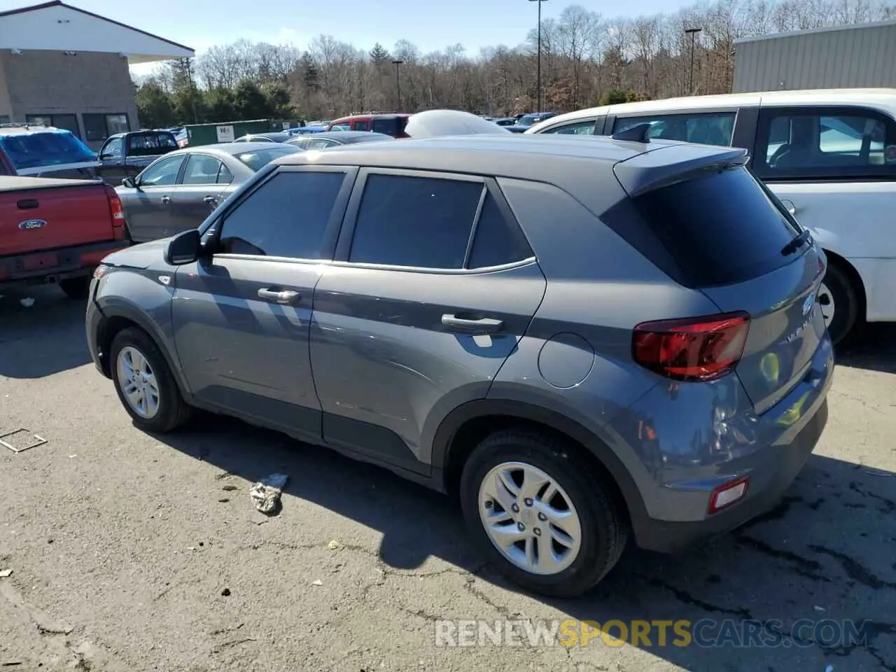 2 Photograph of a damaged car KMHRB8A37NU134539 HYUNDAI VENUE 2022