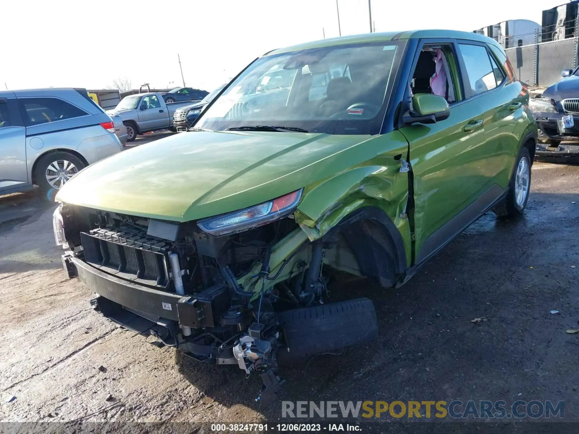 6 Photograph of a damaged car KMHRB8A39NU140634 HYUNDAI VENUE 2022