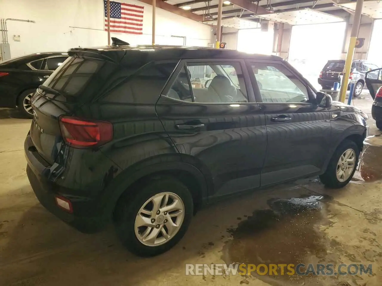 3 Photograph of a damaged car KMHRB8A39NU142464 HYUNDAI VENUE 2022