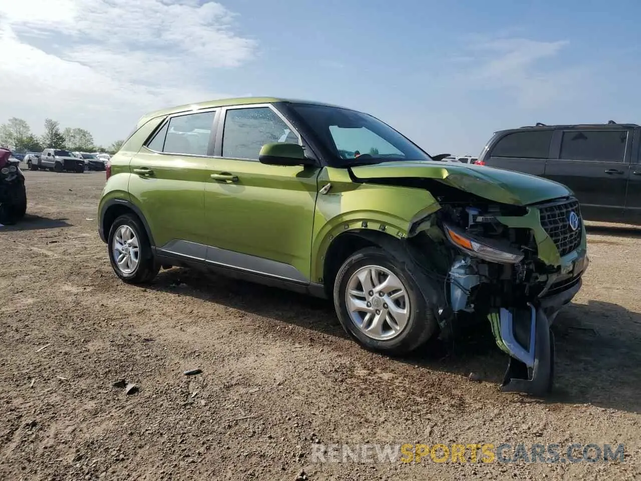 4 Photograph of a damaged car KMHRB8A3XNU198154 HYUNDAI VENUE 2022