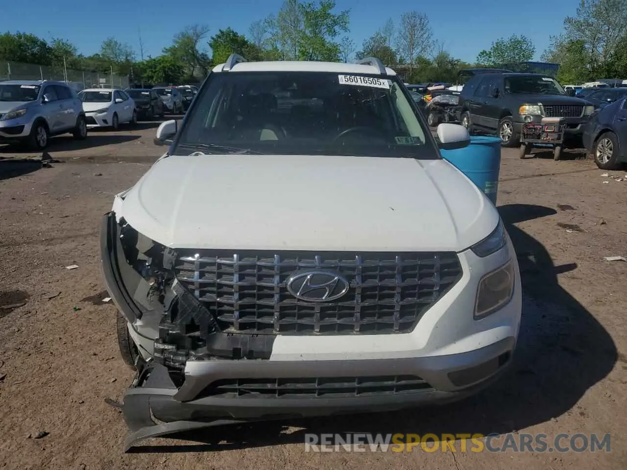 5 Photograph of a damaged car KMHRC8A30NU159277 HYUNDAI VENUE 2022