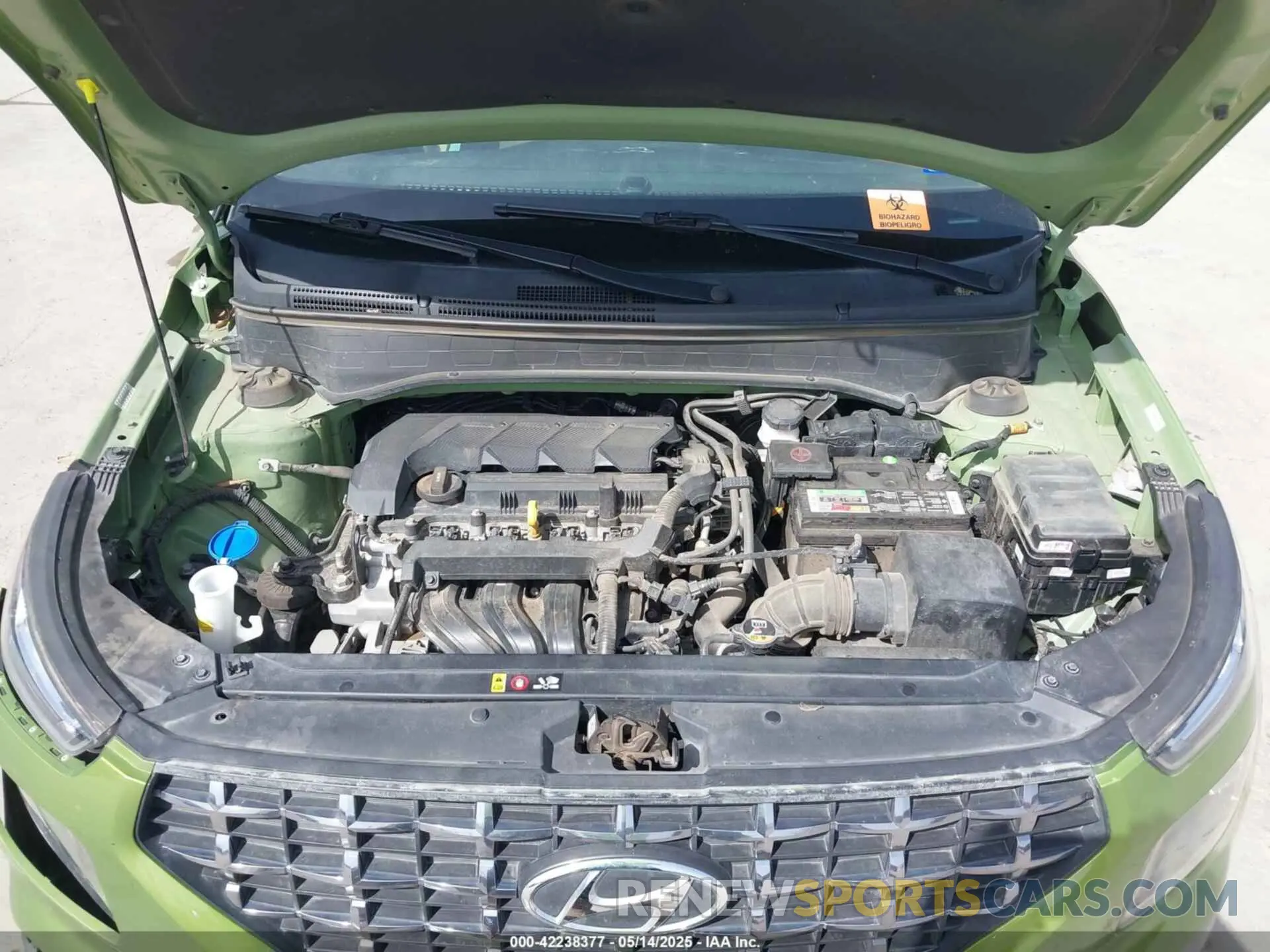 10 Photograph of a damaged car KMHRC8A30NU204234 HYUNDAI VENUE 2022