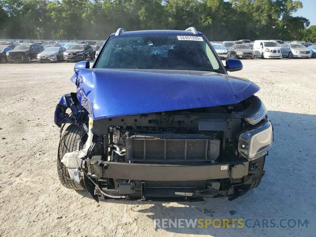 5 Photograph of a damaged car KMHRC8A31NU192840 HYUNDAI VENUE 2022