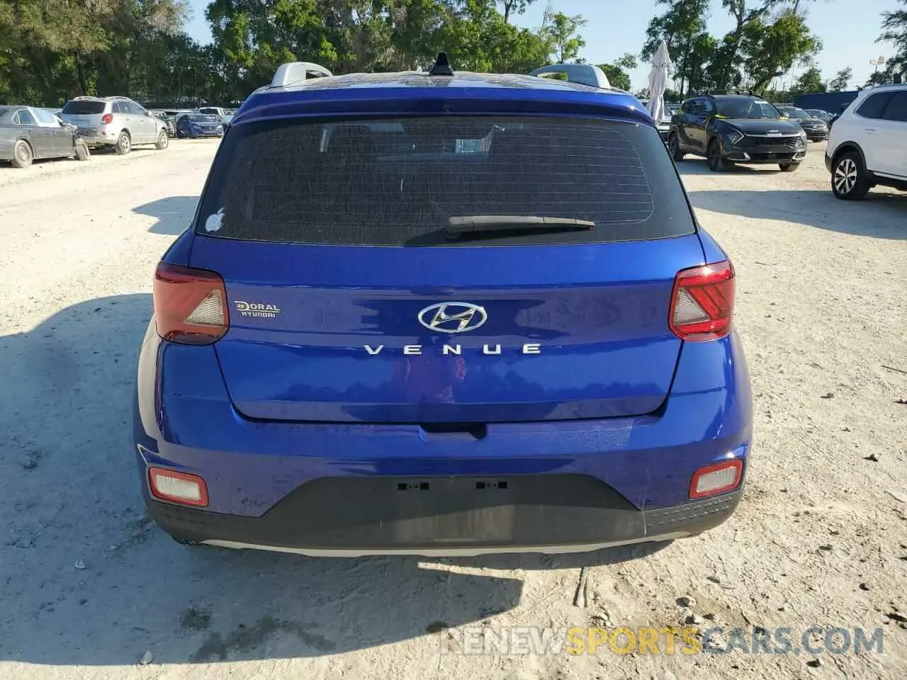 6 Photograph of a damaged car KMHRC8A31NU192840 HYUNDAI VENUE 2022