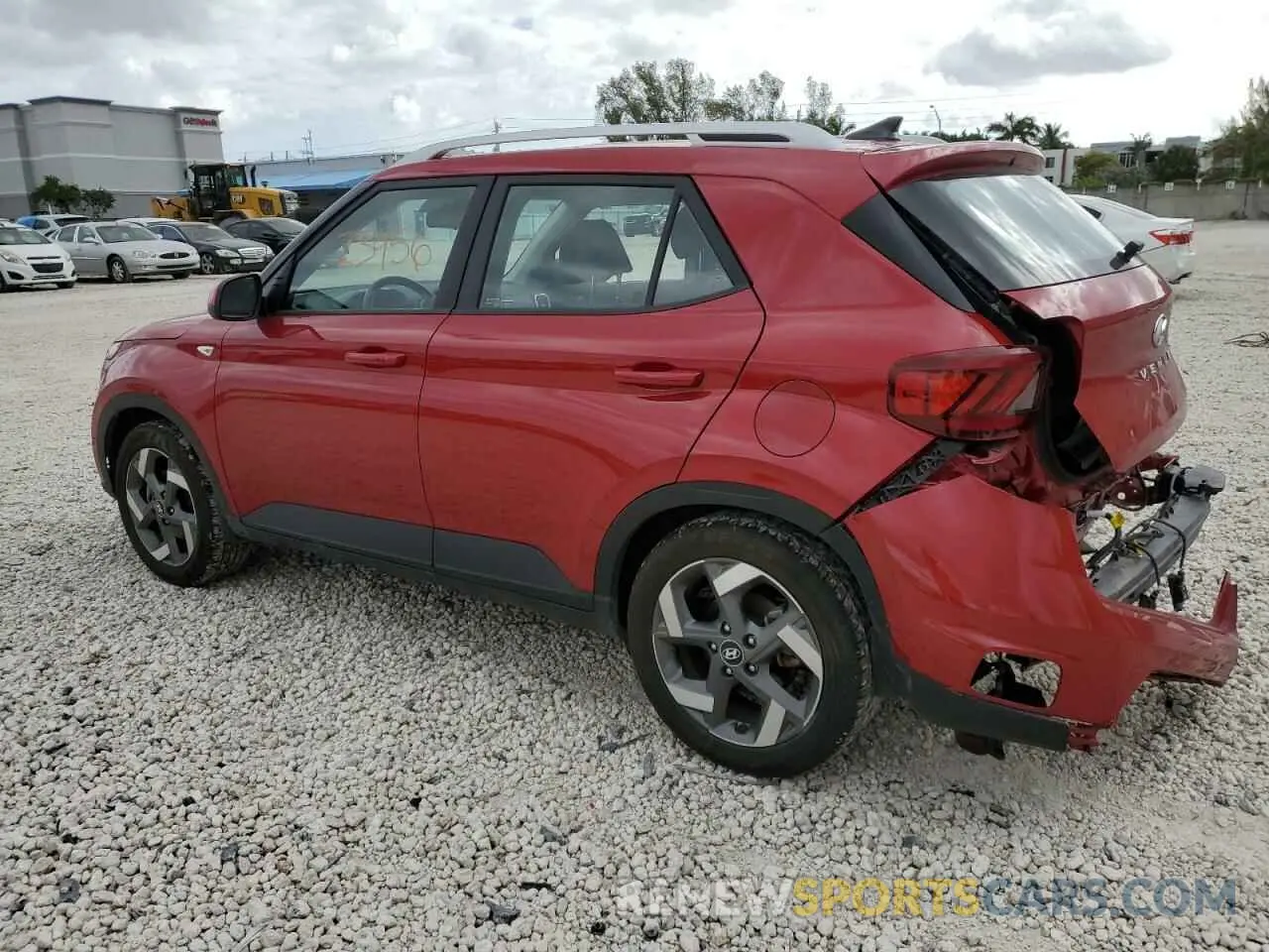2 Photograph of a damaged car KMHRC8A32NU153769 HYUNDAI VENUE 2022