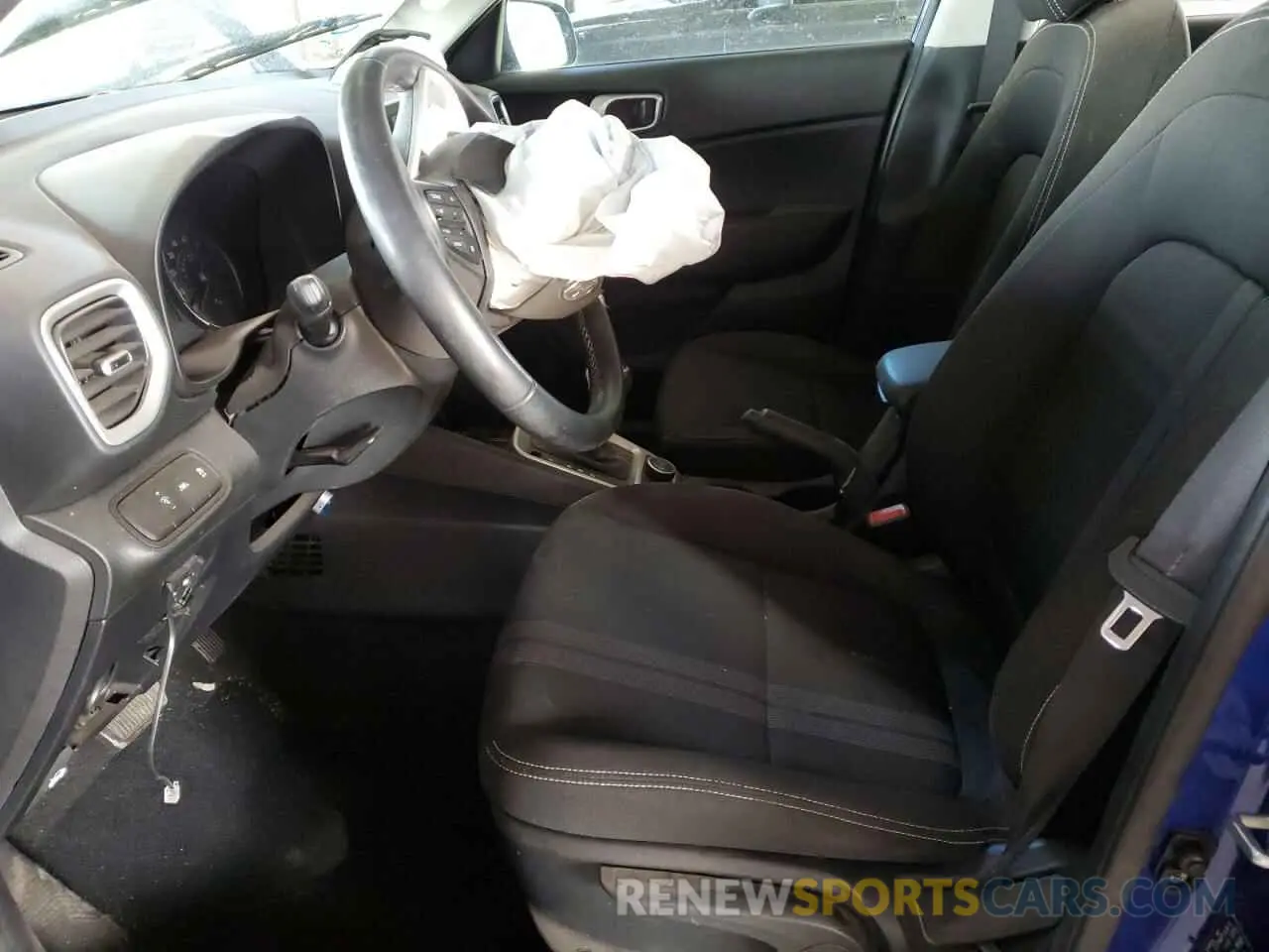 7 Photograph of a damaged car KMHRC8A32NU168370 HYUNDAI VENUE 2022