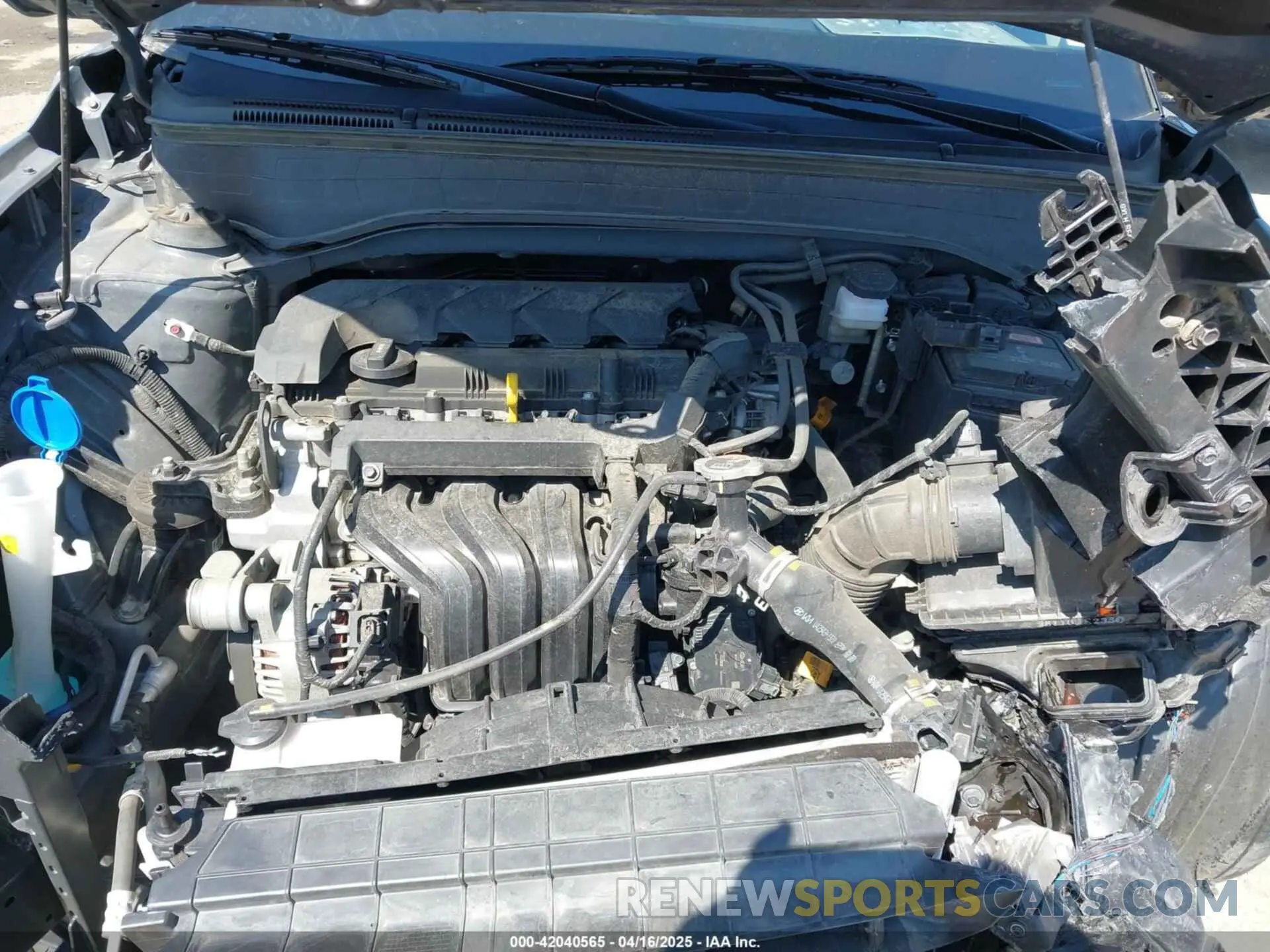 10 Photograph of a damaged car KMHRC8A32NU209421 HYUNDAI VENUE 2022