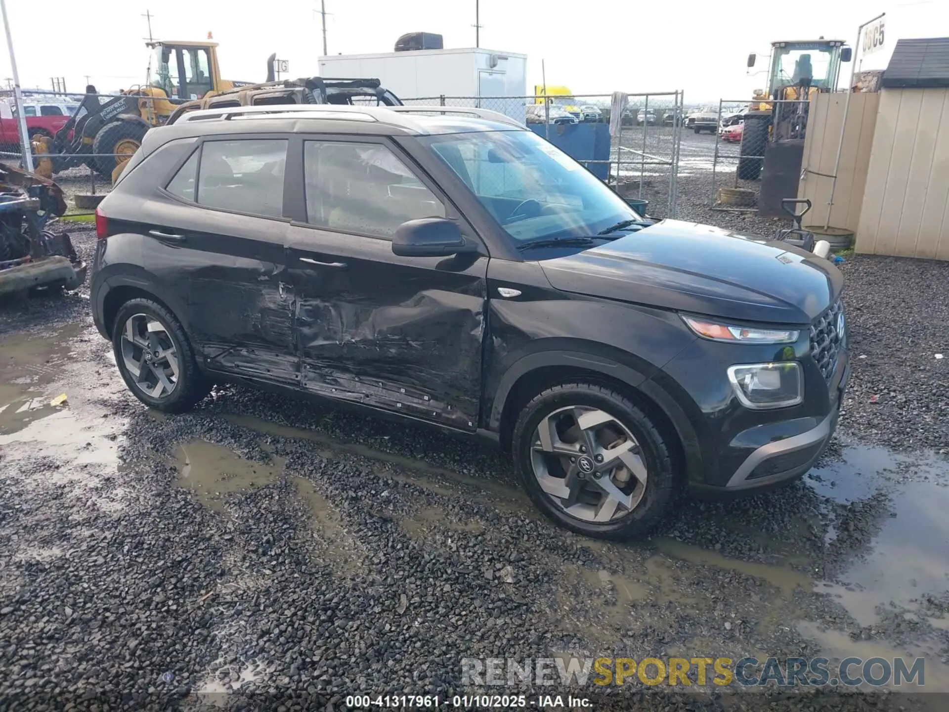 1 Photograph of a damaged car KMHRC8A33NU142442 HYUNDAI VENUE 2022