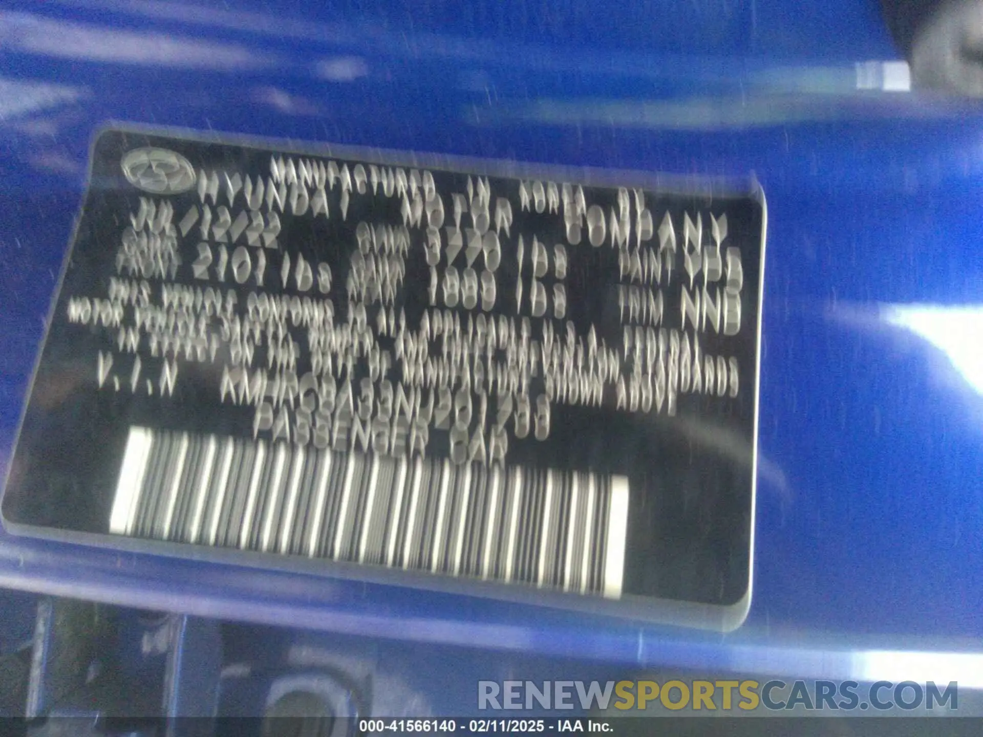 9 Photograph of a damaged car KMHRC8A33NU201733 HYUNDAI VENUE 2022