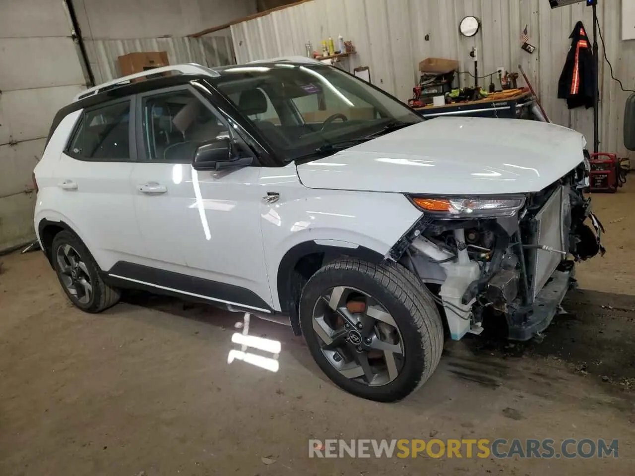 4 Photograph of a damaged car KMHRC8A35NU148839 HYUNDAI VENUE 2022