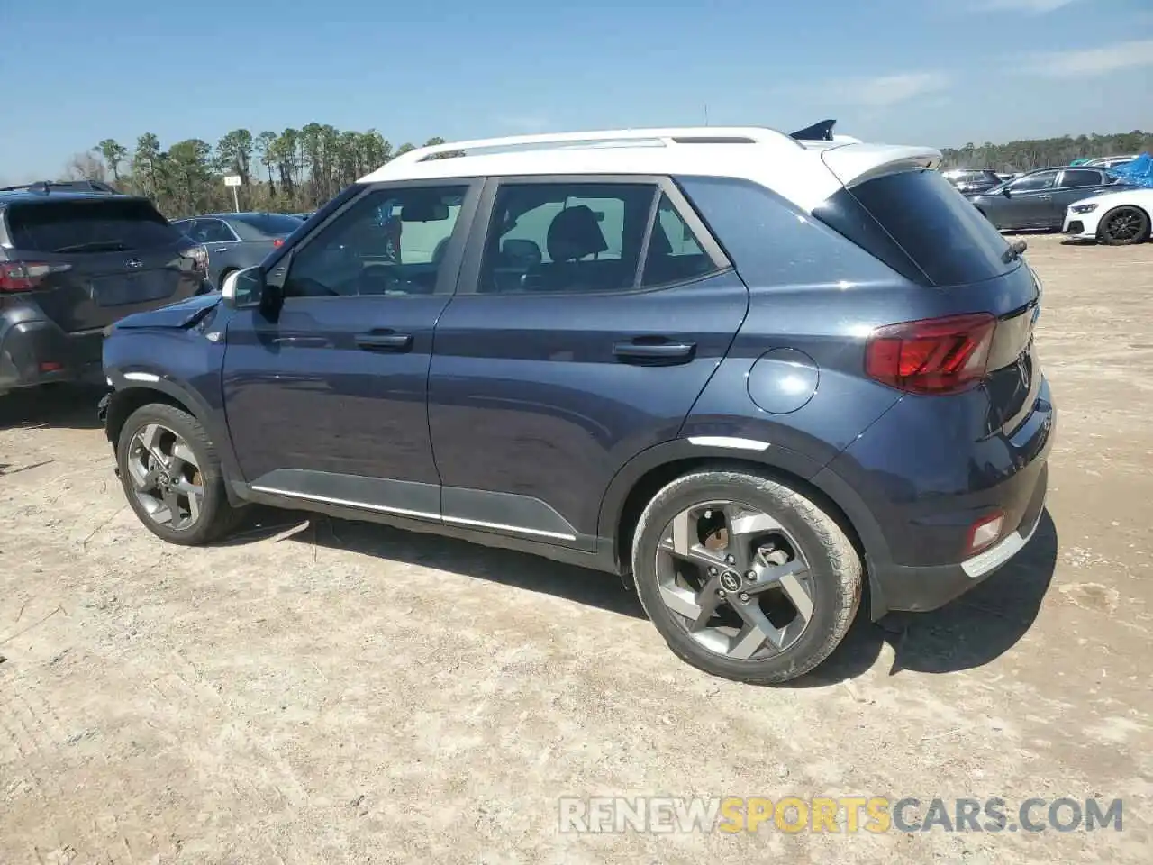 2 Photograph of a damaged car KMHRC8A35NU153460 HYUNDAI VENUE 2022