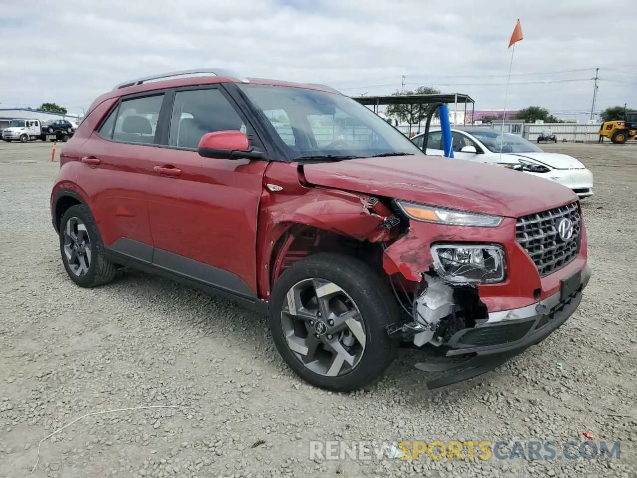 4 Photograph of a damaged car KMHRC8A35NU188368 HYUNDAI VENUE 2022