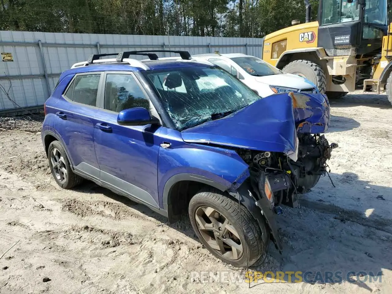 4 Photograph of a damaged car KMHRC8A37NU148163 HYUNDAI VENUE 2022