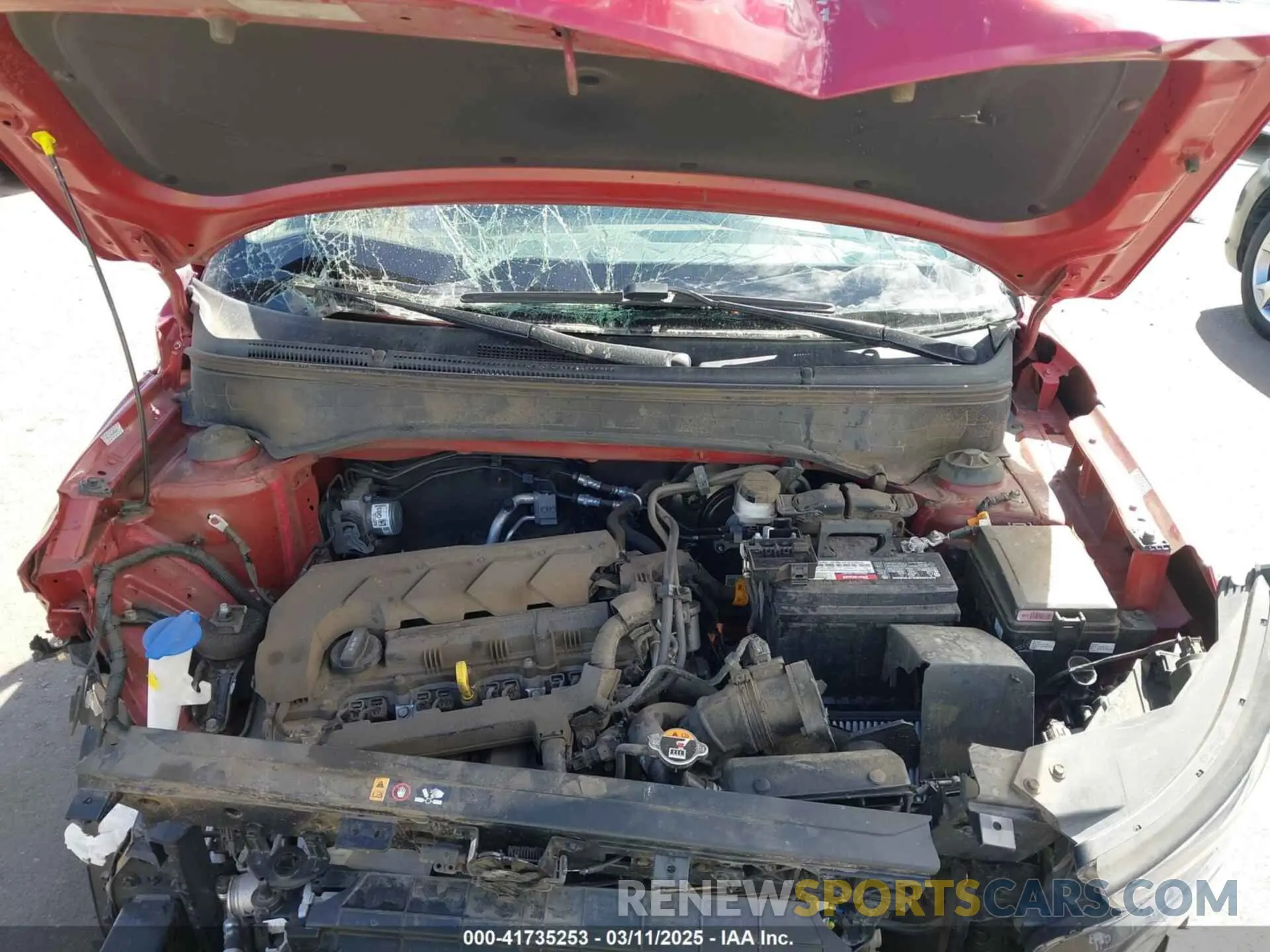 10 Photograph of a damaged car KMHRC8A37NU177565 HYUNDAI VENUE 2022