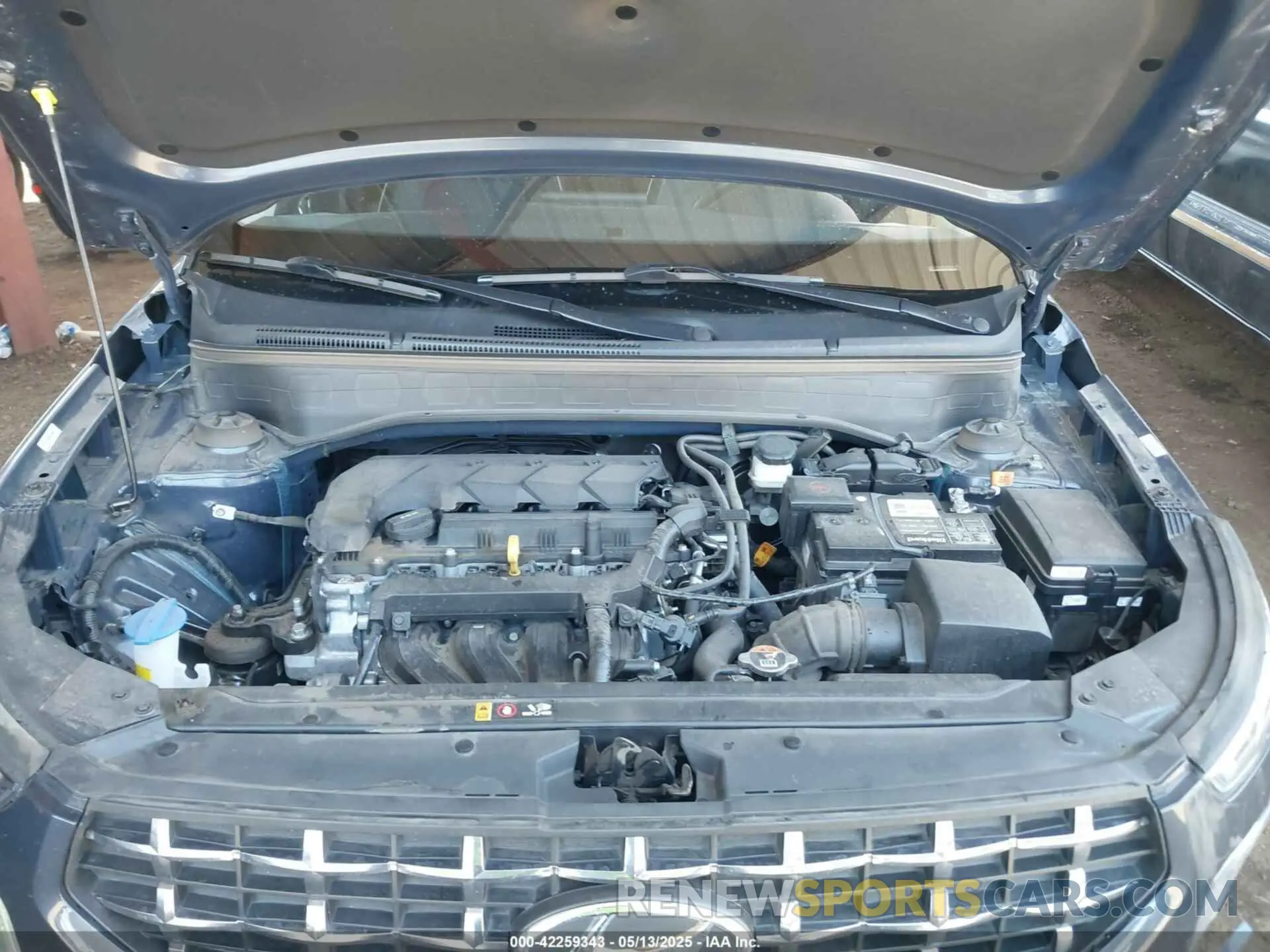 10 Photograph of a damaged car KMHRC8A38NU135423 HYUNDAI VENUE 2022