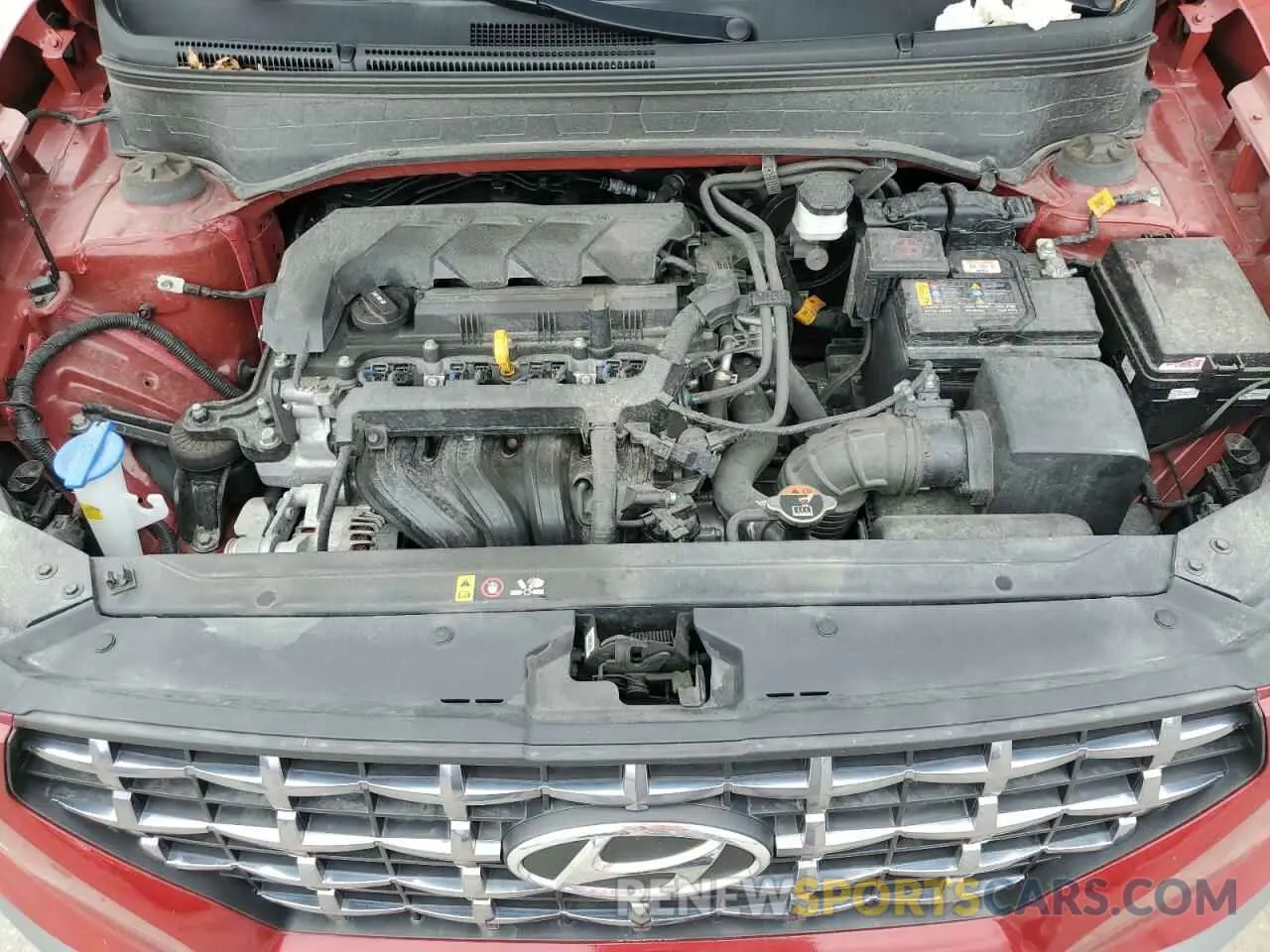 12 Photograph of a damaged car KMHRC8A38NU192771 HYUNDAI VENUE 2022