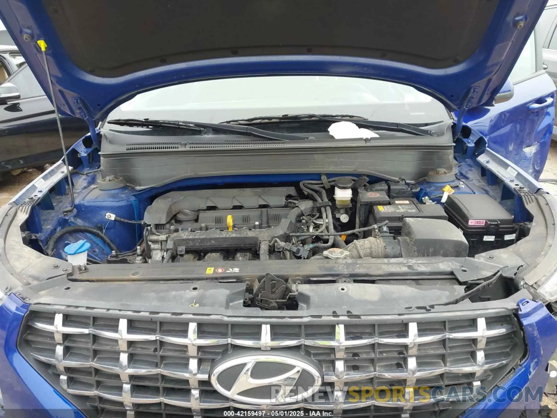 10 Photograph of a damaged car KMHRC8A38NU203042 HYUNDAI VENUE 2022