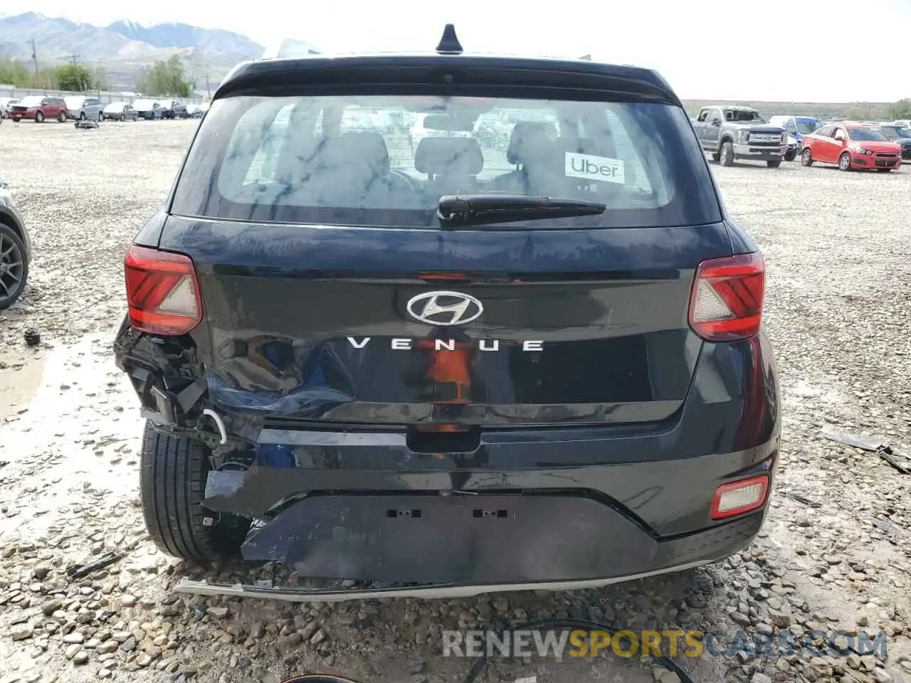 6 Photograph of a damaged car KMHRC8A39NU132059 HYUNDAI VENUE 2022