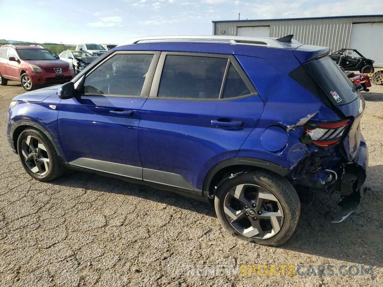 2 Photograph of a damaged car KMHRC8A3XNU187099 HYUNDAI VENUE 2022