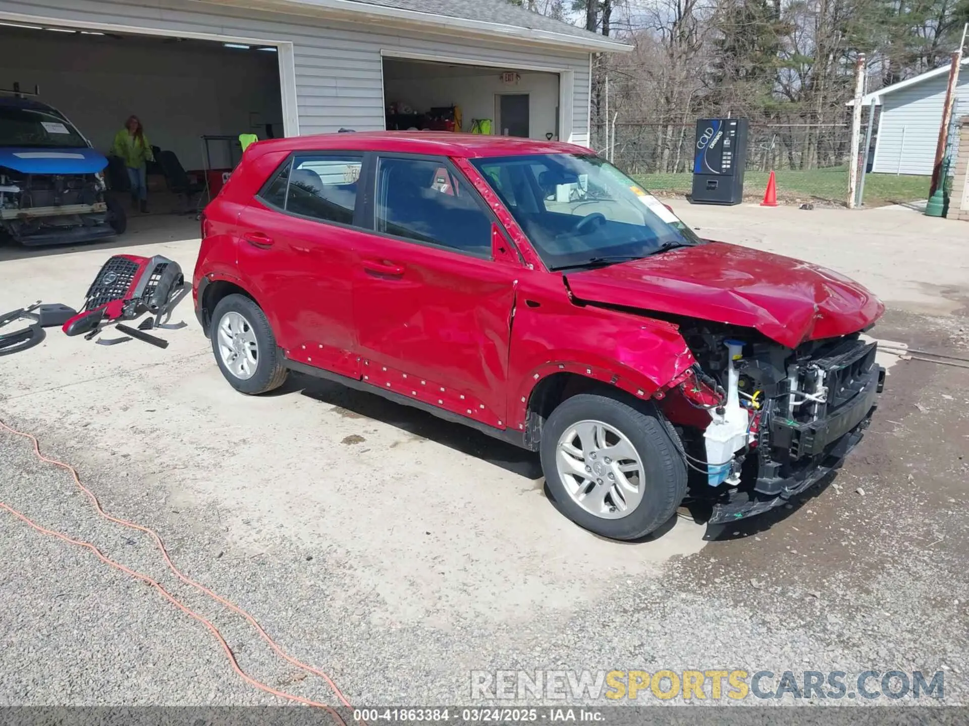1 Photograph of a damaged car KMHRB8A30PU227454 HYUNDAI VENUE 2023