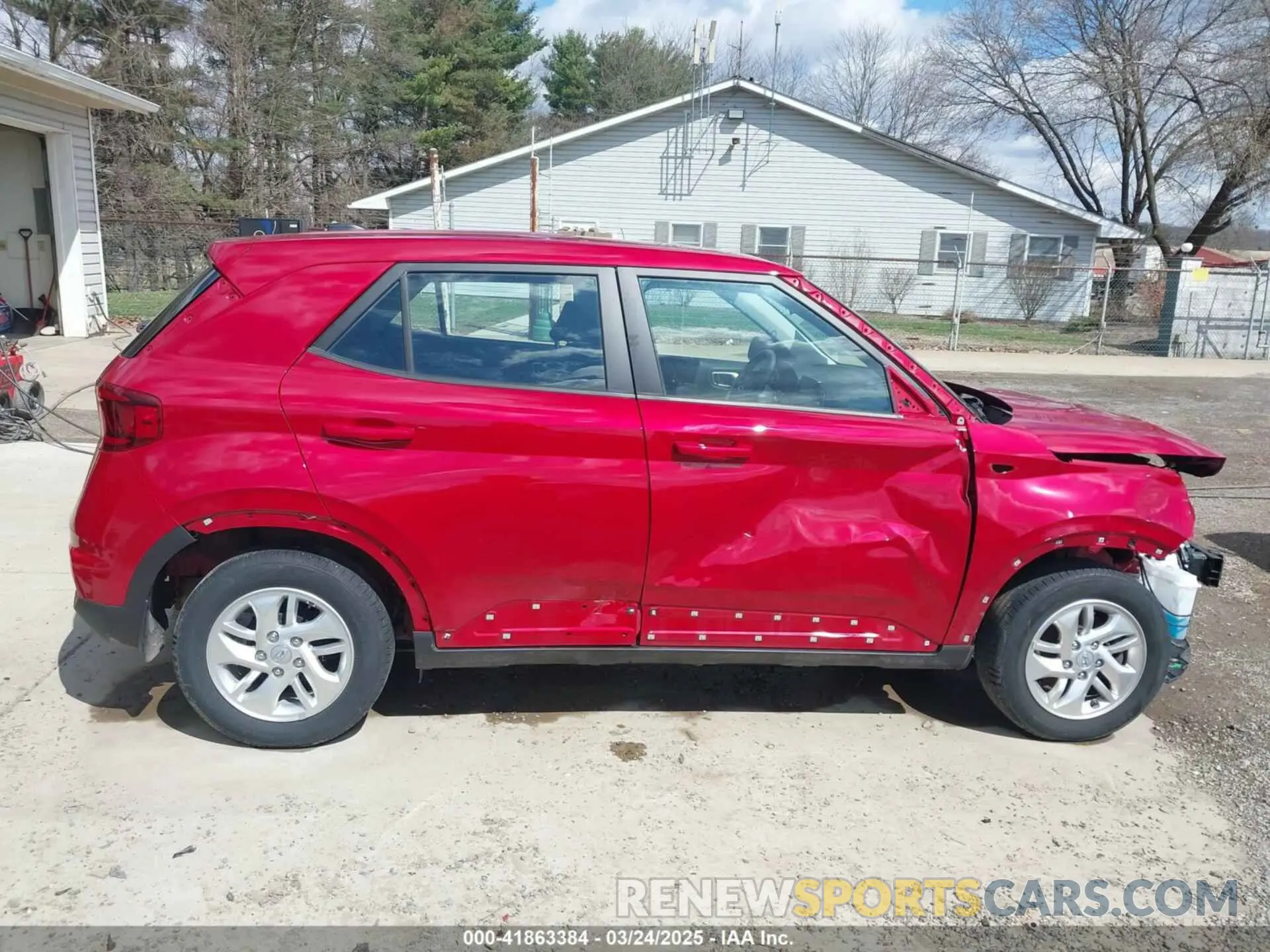 14 Photograph of a damaged car KMHRB8A30PU227454 HYUNDAI VENUE 2023