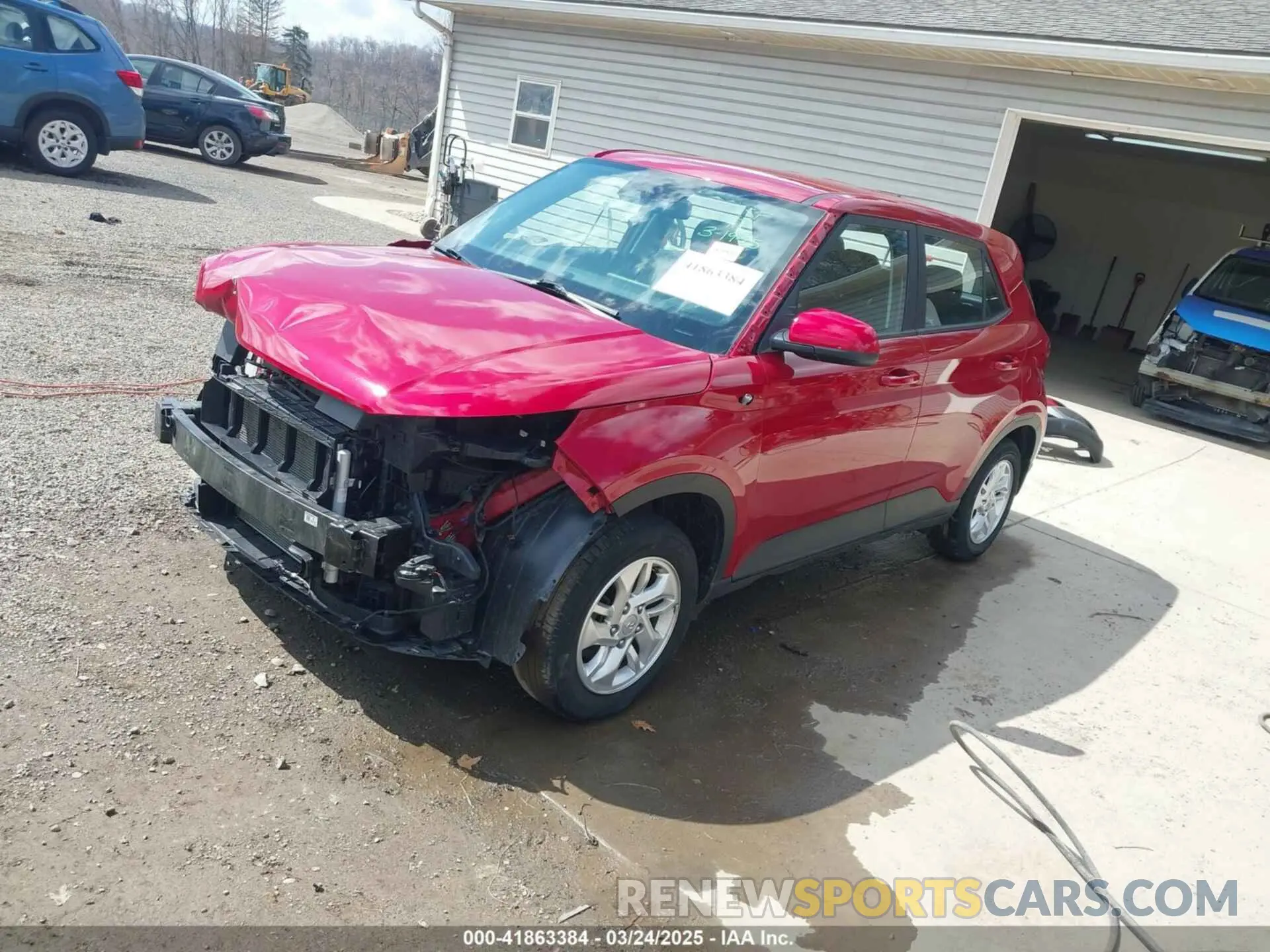 2 Photograph of a damaged car KMHRB8A30PU227454 HYUNDAI VENUE 2023
