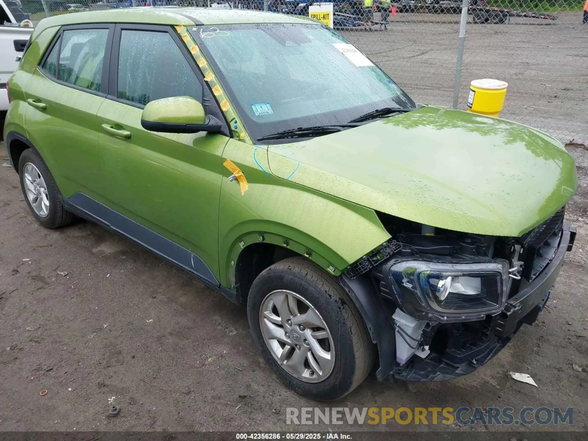 1 Photograph of a damaged car KMHRB8A32PU213927 HYUNDAI VENUE 2023